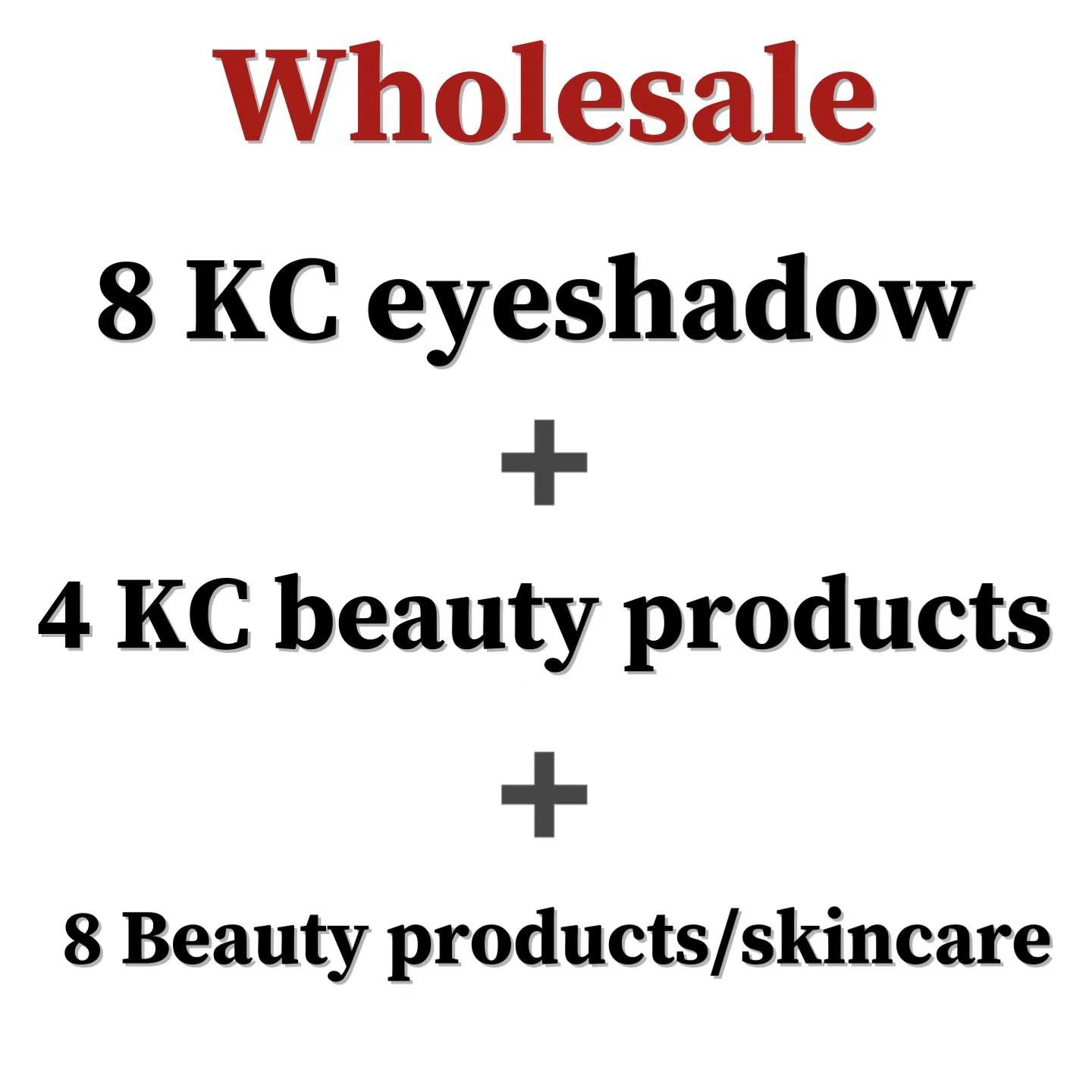 【Kevin&Coco】4pcs K&C eyeshadow plates +1pcs K&C  mini plates+ 2pcs  K&C beauty product+1pcs cosmetic bag/brush+4pcs freebie